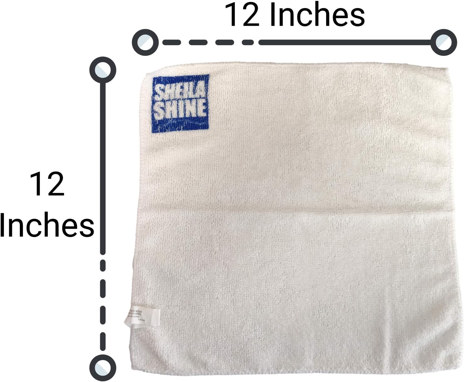 Sheila Shine Cloth for Stainless Steel | Cleans & Polishes at The Same Time | Microfiber Cleaning Cloth | Achieve a More Brilliant Shine | 12 x 12 inches | Pack of 1