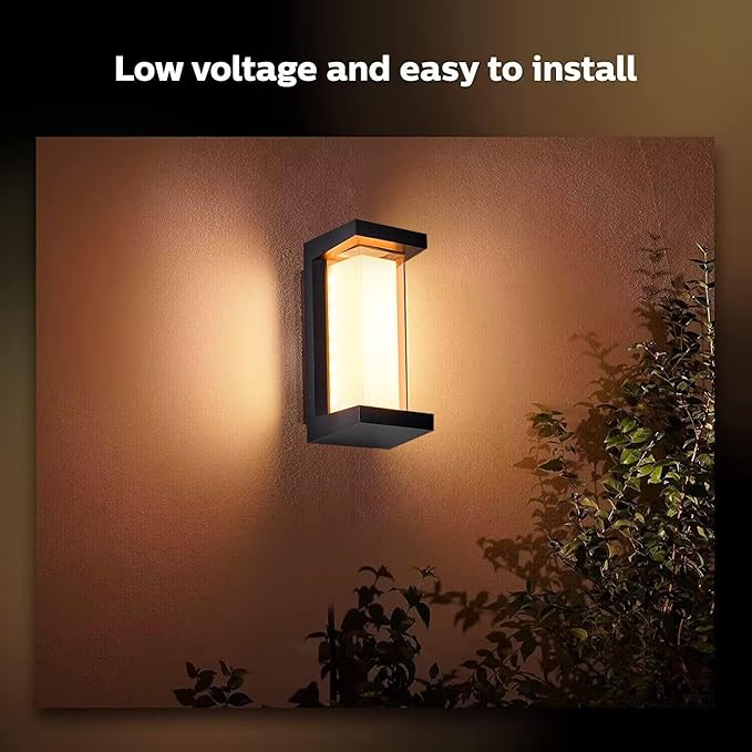 Outdoor Porch Lights 3000K 40000K 5000K 3 Colors Selectable, LED Outdoor Light Fixtures Wall Mount 2 Pack, Super Bright 1500lm Aluminum Exterior Lighting Fixtures for Outside House Front Door