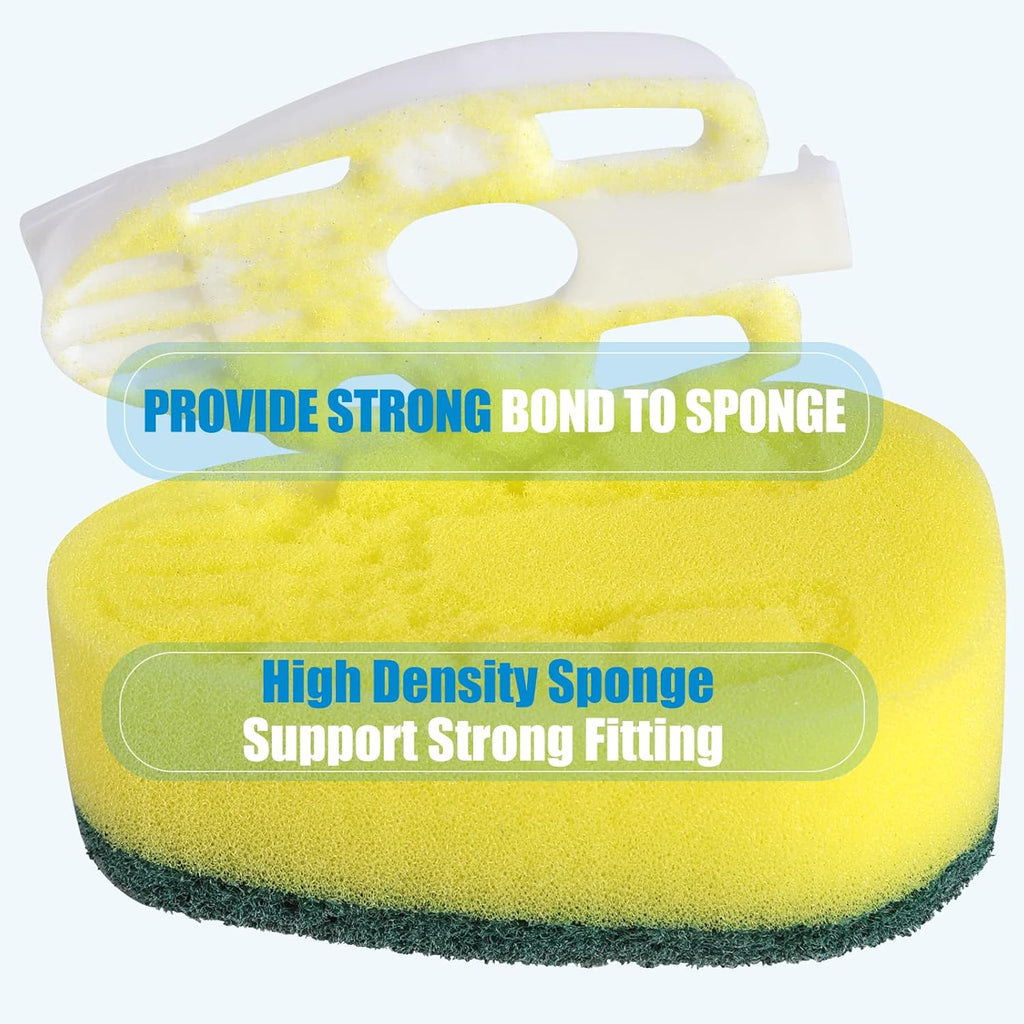 Dish Wand Refills 16Pack, Dishwand Sponges Replacement Heads,Common Compatible Dish Wand Heads, Durable Dish Wand Scrubber Sponge for Kitchen Cleaning