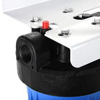 iFilters 2-Stage 20" Well Water Whole House Filtration Complete Commercial Grade System | Removes Sediment, Chlorine, Rust, Odor, Taste, Iron, Heavy Metals | Dual Stage with 1" Ports