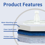 Aimery 40 Count Blue Disposable Toilet Bowl Wand Refills – Easy Clean & Fresh Bathroom