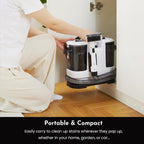 Cutewolf Portable Carpet & Upholstery Cleaner Machine, Handheld Spot Remover, 14Kpa Strong Suction Multi-purpose Deep Cleaner for Couch, Car, Stairs, Rugs, Pet Stains