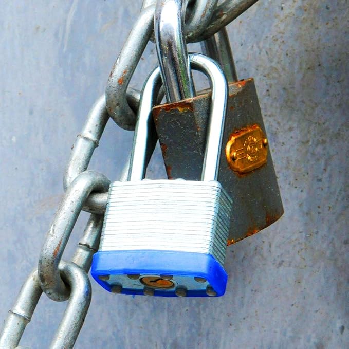 SEPOX® 20-Pcs Pack Keyed-Alike Lock Set | Sturdy Hardened Steel | Long Shank Secure | 1-9/16" 40MM Heavy-Duty Body | Same Keys 2 Pcs Each | Superb for Lockers, Tools Box, Fence