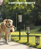 Solar Lights Outdoor Pathway, 4 Pack 2-in-1 Warm&Cool, Bright Solar Path Lights Waterproof IP65, Solar Outside Light Auto On/Off, Long Lasting Light for Yard, Patio, Garden, Landscape Decor