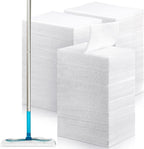 Hoolerry 300 Count Dry Sweeping Cloths Dry Mop Refills Sweeper Dusting Cloths Disposable Duster Refills Floor Mop Pads, 11.81 x 8.66 inch