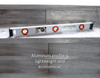 Kapro - 130 Project I-Beam Level - Features V-Groove, Horizontal, Vertical + 45° Vials - Aluminum Frame + Handle + ABS End Caps - 24 Inch