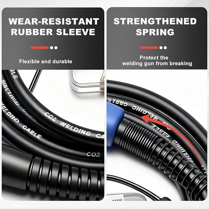 Heavy Duty Mig Gun 20ft Replacement for Miller Millermatic 200/210/211/212/250/251 Welder M25 with tips (tip .035)