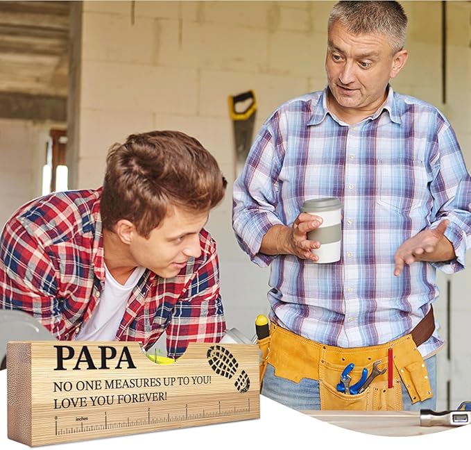 Christmas Gifts for Papa from Daughter Son Wife Spirit Level Bottle Opener Valentines Birthday Thank You Gifts Ideas for Daddy New Dad Grandpa Papa