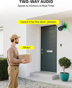 《Dual Antennas & 130°Wide Angle》Wireless Security Camera System Outdoor, Wireless Cameras for Home Security with Expandable 16CH 4K NVR, Surveillance Video Systems DVR Kits