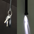 24.4 in Claw Grabber Tool,Bendable Hose Reacher Pickup with LED Light,4 Claw Picking Tool for Garbage Litter Pick Home Sink Drain and Metal Small Items. (Black)