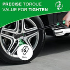 Split Beam Torque Wrench 1/2 Drive, 30-250 ft.lb Split Beam Torque Wrench, 1/2 Drive with Flexible Head, Suitable for Car, Motorcycle