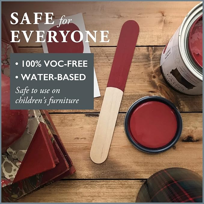 AMY HOWARD AT HOME Chalk-Based One Step Paint for Furniture, Cabinetry, Decor, Finish, and More | No Stripping, Sanding, or Priming | Dark Base | 16 Ounce | Charm School