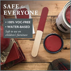 AMY HOWARD AT HOME Chalk-Based One Step Paint for Furniture, Cabinetry, Decor, Finish, and More | No Stripping, Sanding, or Priming | Dark Base | 32 Ounce | Charm School