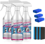 NBDIB 3PC Bathroom Descaler Foam Cleaner Spray,2025 Upgraded Stubborn Stains Cleaner, Bathroom Descaler Spray,All Purpose Rinse Cleaning Foam for Toilet, Bathtub, Tile, Glass and Sink