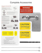 Generator Interlock Kit Fit for Siemens 100 Amp Murray 100 Amp Panel, 1 1/4" Spacing Between Main and Branch Breaker, Main Breaker Interlock Kit
