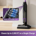 Twotoo Wet Dry Vacuum Cleaner, 45 Mins Runtime Cleaning Area 2,583 ft², Cordless Vacuum Cleaner, Cordless Vacuum and Mop All in One, Self-Cleaning,for Hard Floors Sticky Messes and Pet Hair,W15