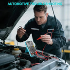 15B Digital Multimeter Tester, Voltmeter, Vehicle Detector 4000 Counts, Auto-Ranging for AC/DC Voltage and Current, Ohm, Capacitance, Frequency, High-Precision Large Screen Display for Clear Viewing