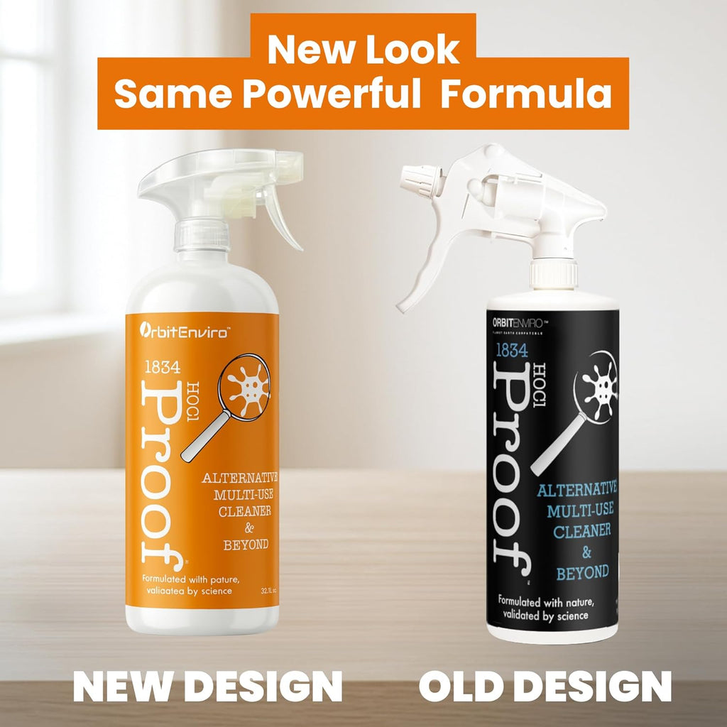 Hypochlorous Acid Cleaner | HOCl 500 PPM | Multi-Surface Cleaner for Home, Gym, Office, Pets & Commercial Use | 32 fl oz