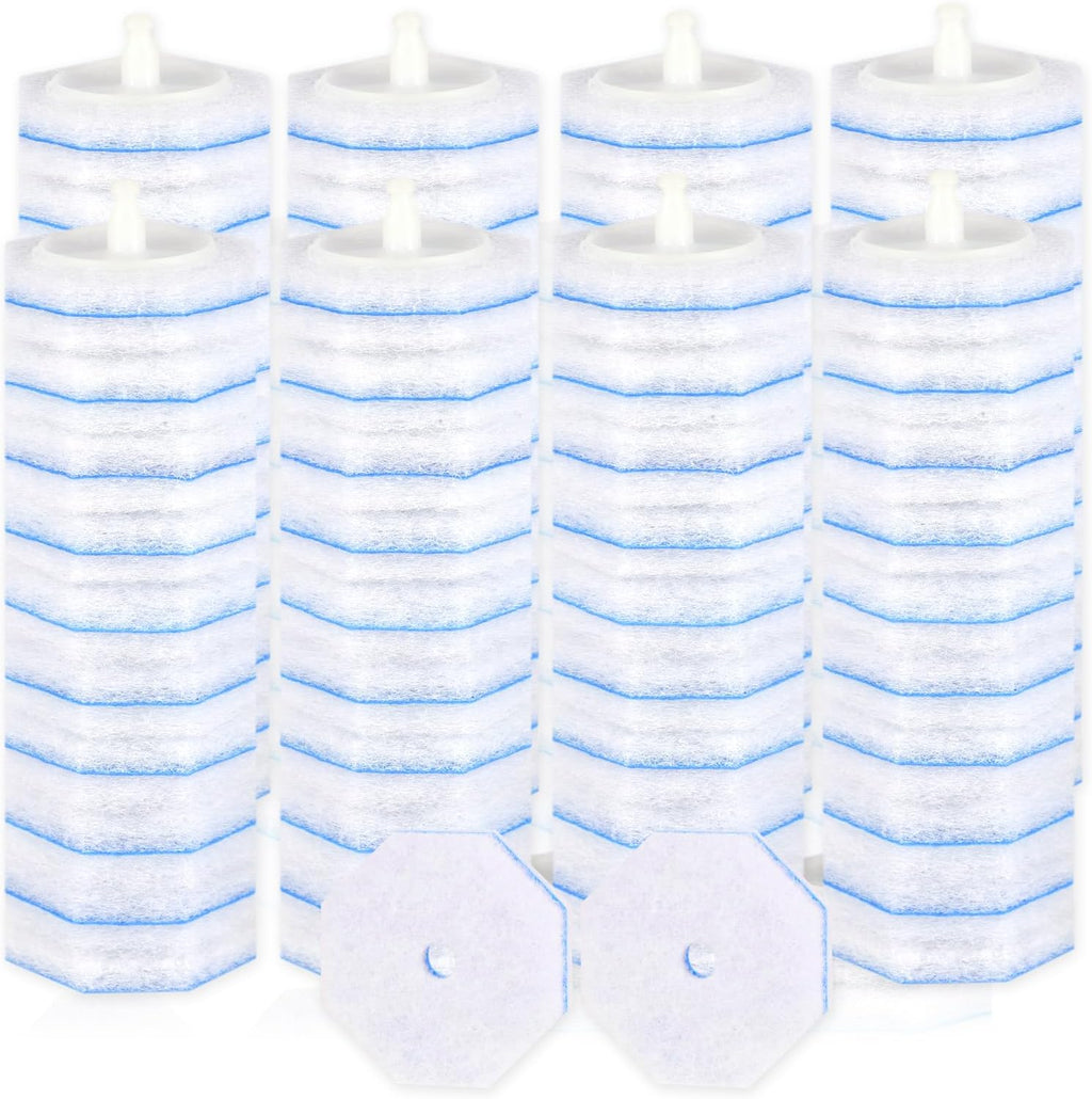 80 Count Disposable Toilet Wand Refills for Toilet Wand, 5X Cleaning Power Scrubber Refill, Bathroom Cleaning Supplies, No Falling Apart, Fresh Fragrance