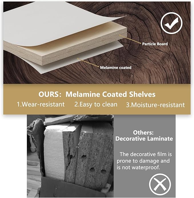 Double Hanging Closet Unit, Modular System Organizer With Storage for Walk In Closets, Clothing Rack Wardrobe for Hanging Clothes, Bedroom, Wood, 28.5"W