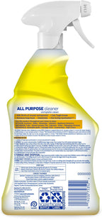 Lysol All Purpose Cleaner Spray, Multi-Purpose Disinfecting Spray, Kitchen & Bathroom Cleaner, Lemon Breeze, Lavender, Mango 32oz (Pack of 4)