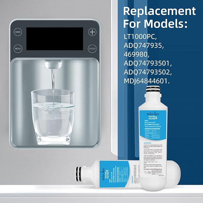 Adq747935 Water Filter Replacement for L&G Lt1000p/Pc, LfxS26973s, LmxS28626s, LmwS27626s, LfxS28596s, Adq74793501, 2Pack