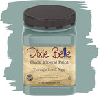 Dixie Belle Paint Company Chalk Finish Furniture Paint - Vintage Duck Egg (32oz) - Matte Light Blue Chic Chalk Mineral DIY Furniture Paint