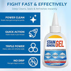 Mold Stain Remover Gel,Heavy Duty Gel Cleaner,Multifunctional Stain Remover For Homeowners & Renters,Bathroom, Kitchen, Tile, Washing Machine Use -Easy Squeeze Design