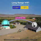 [2-in-1 CAM] XMARTO 16CH Security Camera System Outdoor Wireless, 16pcs 2-in-1 Cameras, 16CH 4K Long Range WiFi 6 Surveillance DVR NVR Kit, Pan Tilt Zoom 4MP QHD Home CCTV Camera Set w. 1TB Hard Disk