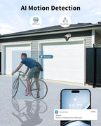 《5MP Super HD & 80ft IR Night Vision》Wired Security Camera System Outdoor, 5MP CCTV Cameras Systems with AI Human Detection, Home Video Surveillance DVR Kits