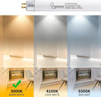 8 Pack 21 Inch F13T5/WW Fluorescent Light Bulb, 3000K Warm White, T5 13 Watts Fluorescent Replacement Bulb for Counter and Cabinet Fixture, G5 Base