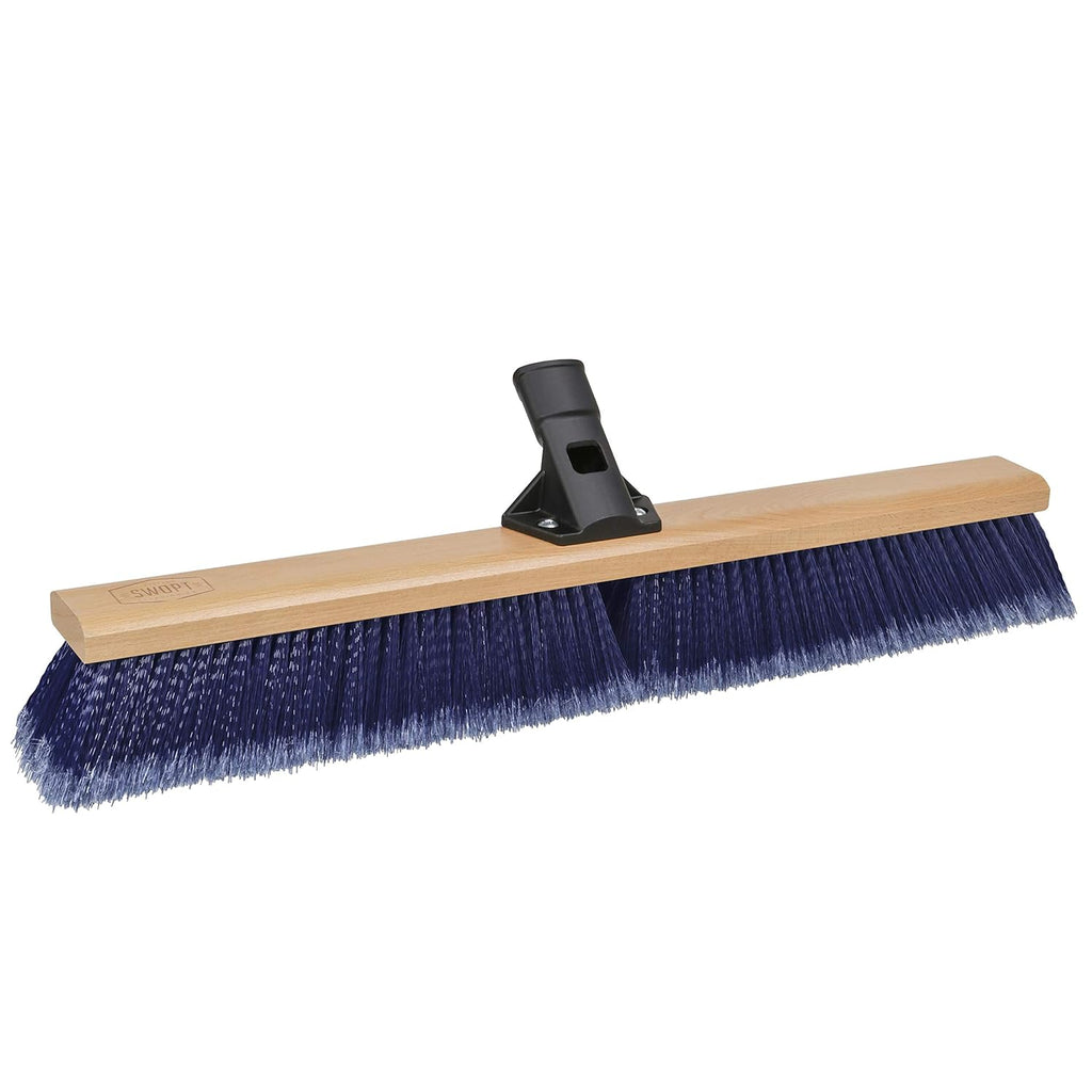 SWOPT 24” Premium Multi-Surface Push Broom Head — Indoor and Outdoor Push Broom — Cleaning Head Interchangeable with All SWOPT Cleaning Products for More Efficient Cleaning and Storage