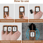 Stud Finder Wall Scanner, 5 in 1 Stud Detector with HD LCD Display, Stud Locator with Upgraded Smart Sensor Audio Alarm, Stud Sensor Beam Finders for Wall Wood Metal Studs AC Wire Joist Metal Pipe