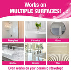 Quick N Brite Scum Off Shower Cleaner - No Scrub, No Harsh Chemical Daily Shower Cleaner, Multi-Surface All-Purpose Cleaner 64 Oz (Packaging May Vary)