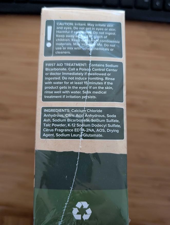 Renuv Garbage Disposal Cleaner and Deodorizer Tablets Drain Freshener, Foaming Citrus Scent, Sink Odor Refresher for Kitchen Garbage Disposer Cleaning (12 XL Tablets - One Year Supply)