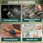 8 Pcs Crevice Cleaning Brush Set – Hard Bristle Cleaning Tools for Grout, Gaps & Narrow Spaces – Multi-Purpose Grout Brush, for Cleaning Bathroom, Shower, Window Tracks, Kitchen