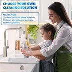 Microfiber Spray Mops for Hardwood Floor Cleaning - MEXERRIS Wet Jet Mops Dry Dust Mop with 3X Washable Pads fit for Swiffer Powermop Flat Mop for Wood Laminate Tile Vinyl Cement Concrete