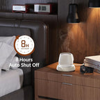 SWEETFULL Mug Warmer for Coffee and Tea Coffee Mug Warmer Set W/Mug and Lid Coffee Warmer As Coffee Gifts for Desk Office Coffee Lovers. （20W Cup Warmer Candle Warmer Auto Shut Off）