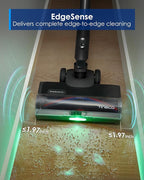 Tineco Pure ONE S70 Cordless Vacuum Cleaner, 200AW Powerful Suction, 3D Sense Pro Cleaning System, 6-Stage Filtration with 95min Runtime, Zero Tangle Brush with 180° Foldable Tube (Blue-Gray)