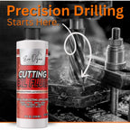 2-Pack Evo Dyne Cutting Oil Fluid (8oz), Made in USA - Multipurpose - Cutting Oil for Drilling, Tapping, Milling - Machine Cutting Fluid | Safe on Metal & Glass