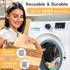 Microfiber Cleaning Cloths Roll, 75 Pack Tear Away Microfiber Towels Roll, 12" x 12" Lint Free Rags, Reusable Cleaning Cloths, Washable, Scratch Free,Ultra Absorbent Dish Rags(Orange Ripple)