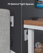 TROND Flat Outlet Extender with 6 Inch Cord - ETL Listed Multi Plug Extension Outlet Splitter, Electrical 3 Way Plug Adapter Wall Extender for Home Office Cruise Ship Travel Essentials, Black