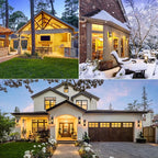 Large Size Outdoor Wall Light Fixtures, Exterior Lighting Fixtures Porch Sconces Wall Mounted, Waterproof Outdoor Wall Lanterns, Outside Lights for House Patio Front Door Entryway, Distressed Brown