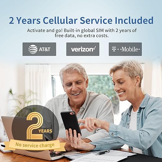 Frigga 4G Cellular & WiFi Temperature Humidity Monitor, 2 Years Subscription Included, Remote Temperature Sensor with App, Email, Voice Alerts for RV, Pets Safety, Vacation Home Monitoring, S0