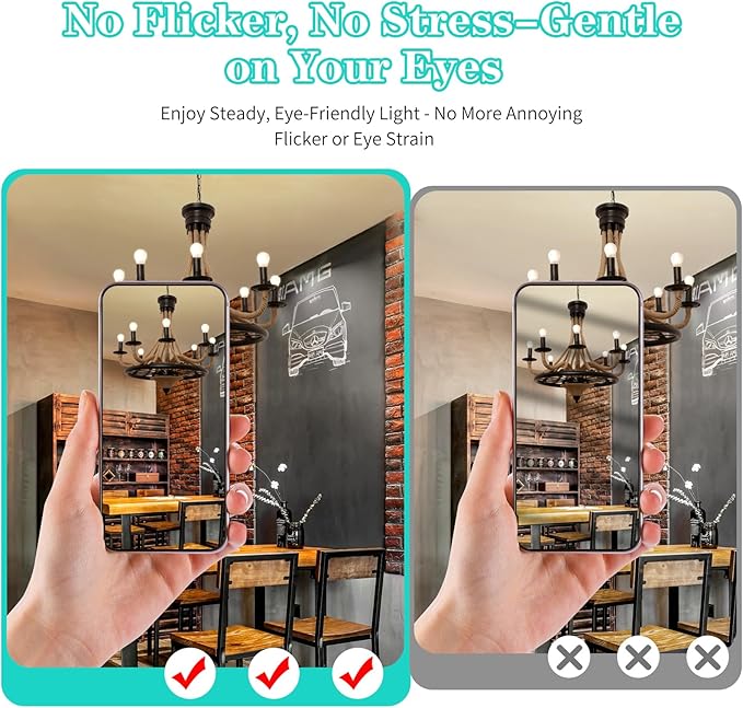 Frosted 25 Watt Light Bulbs E26 Warm White 2700k Dimmable Small Vintage Edison Bulbs G45 Low Watt Globe for Ceiling Fan,Pendant Lights,Vanity Light,Table Lamp,Bedroom and Bathroom Create Cozy Ambiance