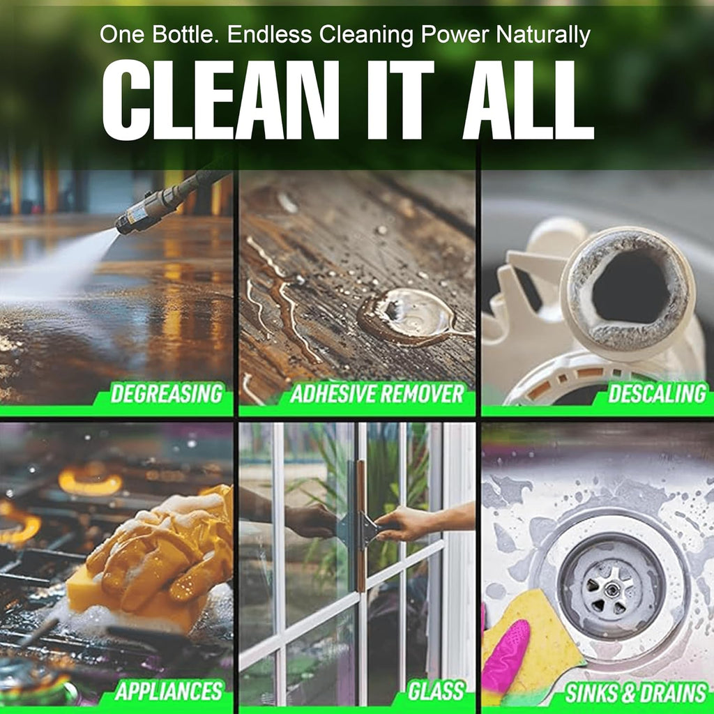 Eco Solutions Vinegar Cleaning Solution - all purpose household cleaner, 20% concentrated vinegar - 4 Litre Jug (1.06 gallons)