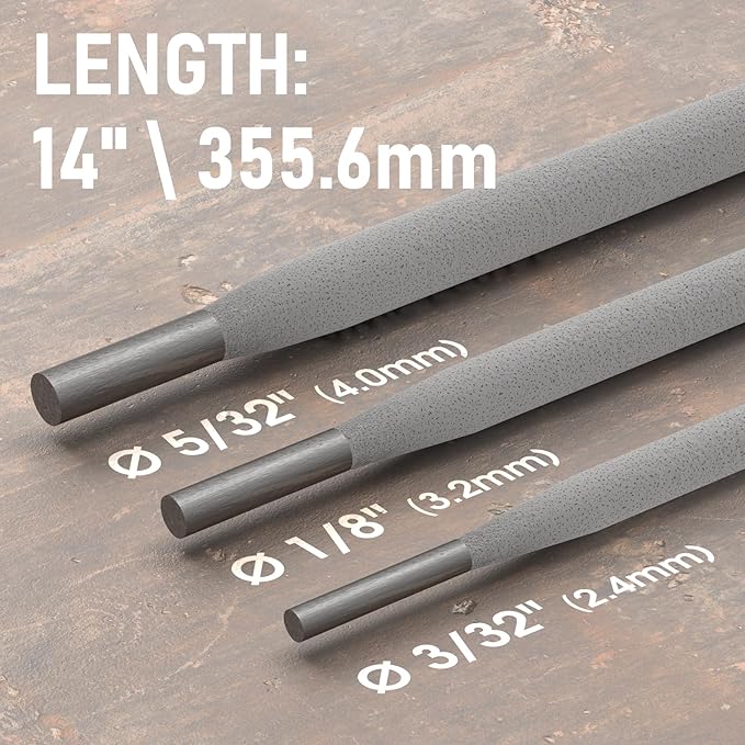 YESWELDER E6013 3/32'' 5LB Welding Rod Carbon Steel Stick Electrodes