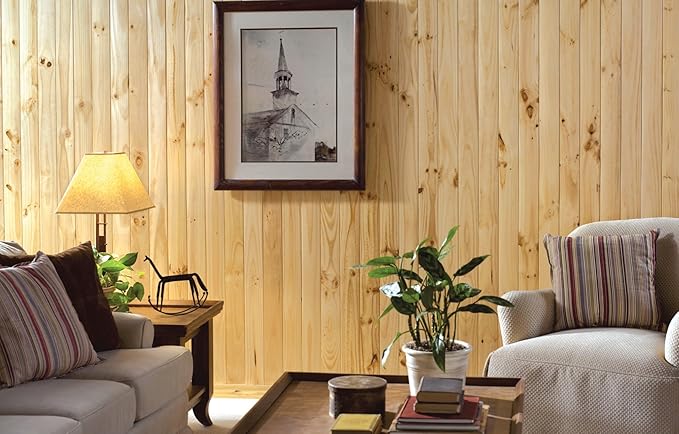 Allwood Premium V-Groove Pine Planking (70 SQF)