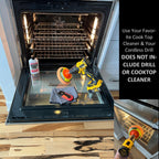 Keyfit Tools SmoothOperator PROFESSIONAL Drill Powered Glass Ceramic Cooktop Cleaner Oven Door Glass Stove Top Polisher ~ HexaMax M780 Proprietary Non Abrasive Cleaning/Polishing Material