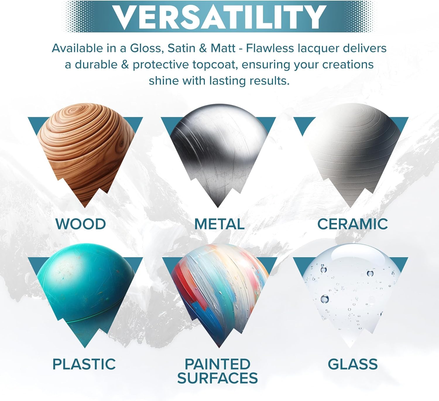 Polar Clear Satin Flawless Lacquer Spray - 2 x 13.5 Fl Oz - Clear Coat Spray Paint - Non-Yellowing & Scratch Resistant - Interior & Exterior Surfaces for Wood, Metal, Plastics, Glass & Ceramics